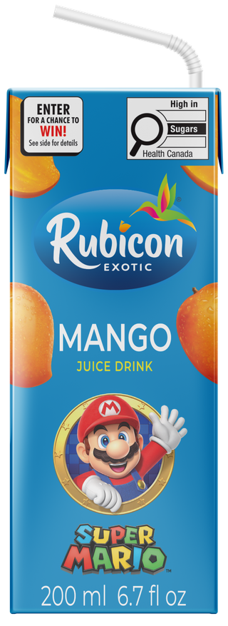 Rubicon Mango limited-edition 200ml juice box